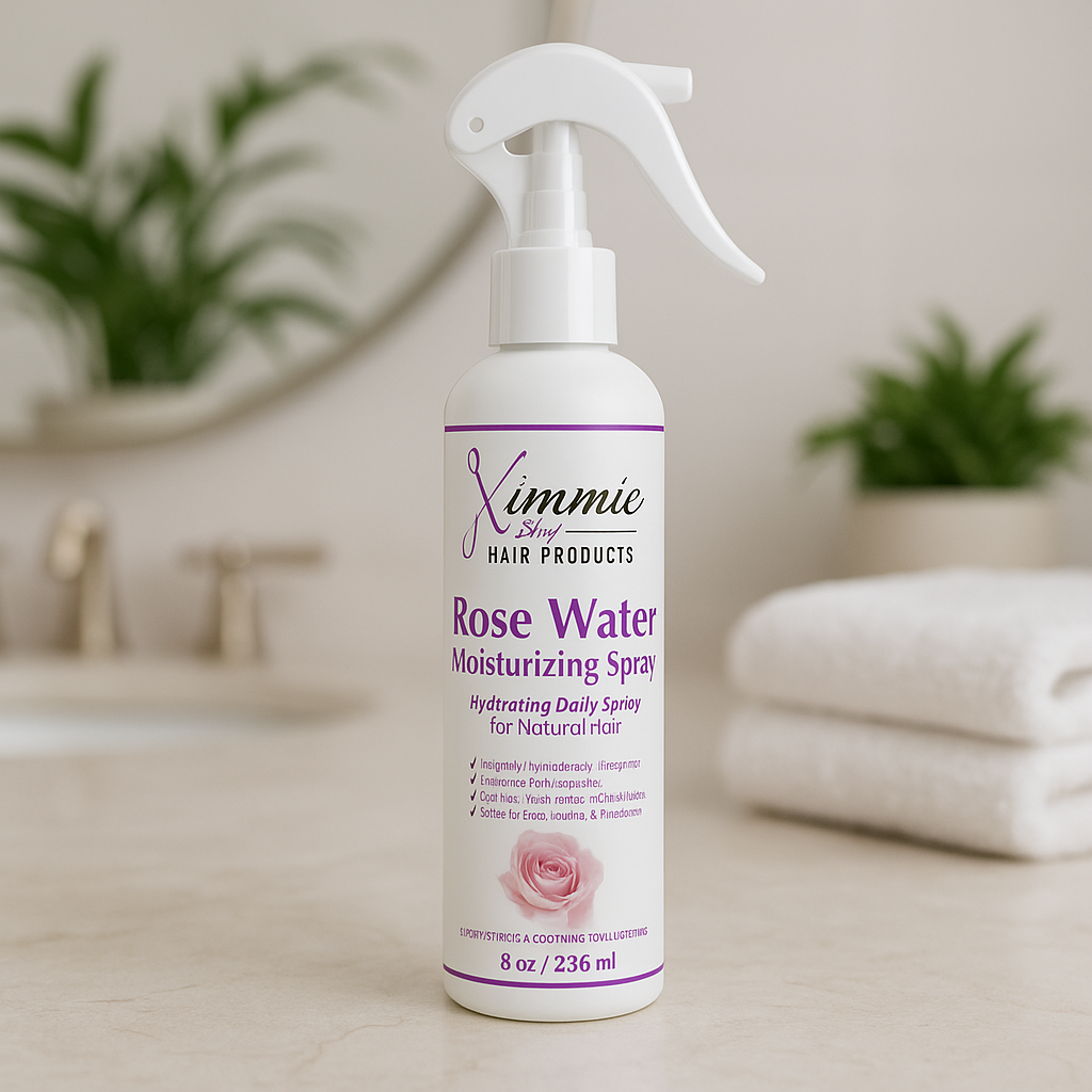 Kimmie Stylz Rose Water Moisturizing Spray – 8oz