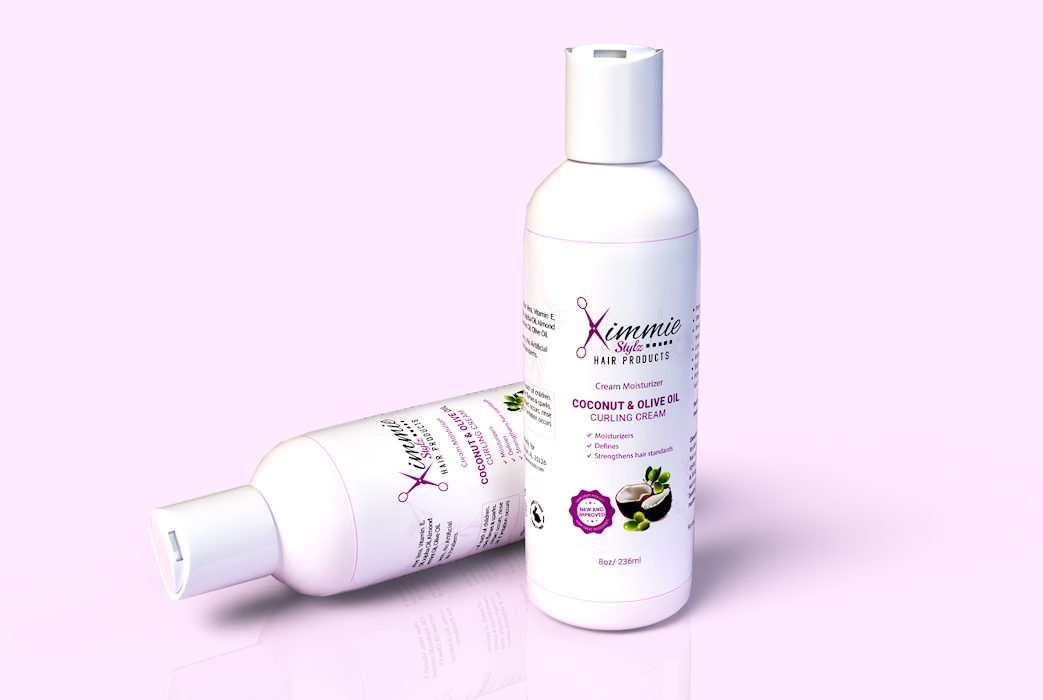 Coconut & Olive Oil Curling Cream (8oz.) – Kimmie Stylz