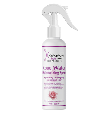 Kimmie Stylz Rose Water Moisturizing Spray – 8oz