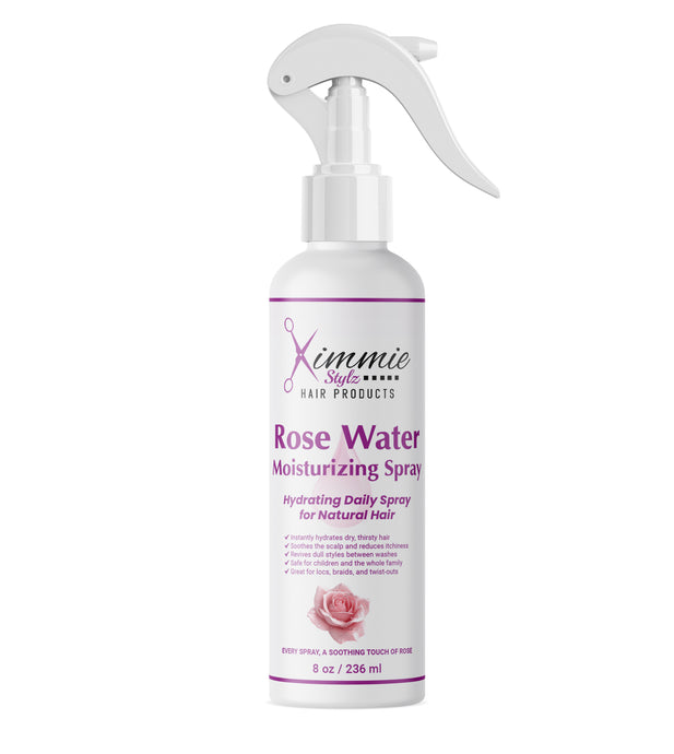 Kimmie Stylz Rose Water Moisturizing Spray – 8oz